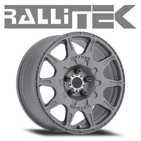 Method MR502 Rally Wheel 17x8.0 5x100 +38mm Titanium