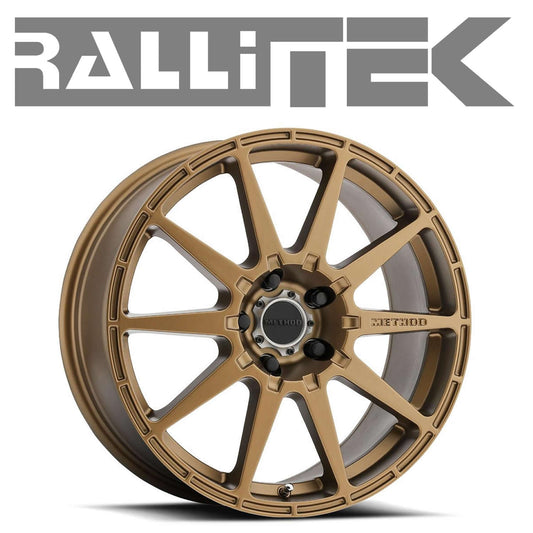 Method MR501 Rally Wheel 17x8.0 5x100 +42mm Bronze