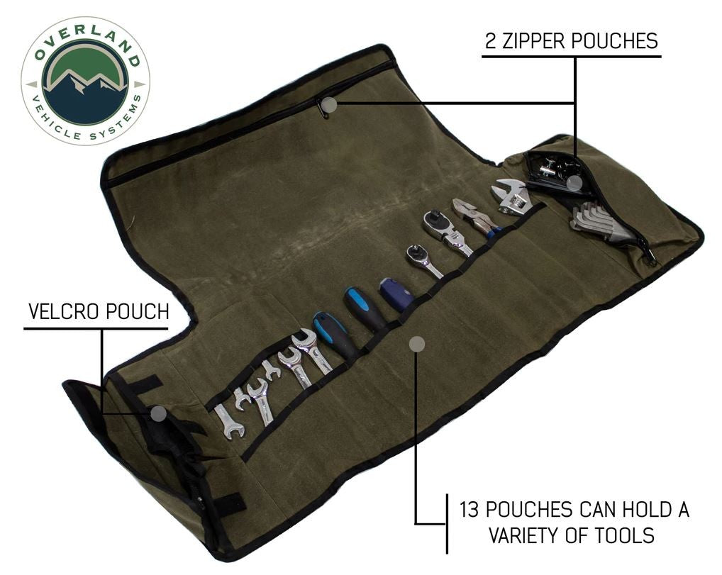 Overland Vehicle Systems - Rolled Tool Bag