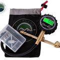 Overland Vehicle Systems   Digital Tire Gauge with Storage Bag