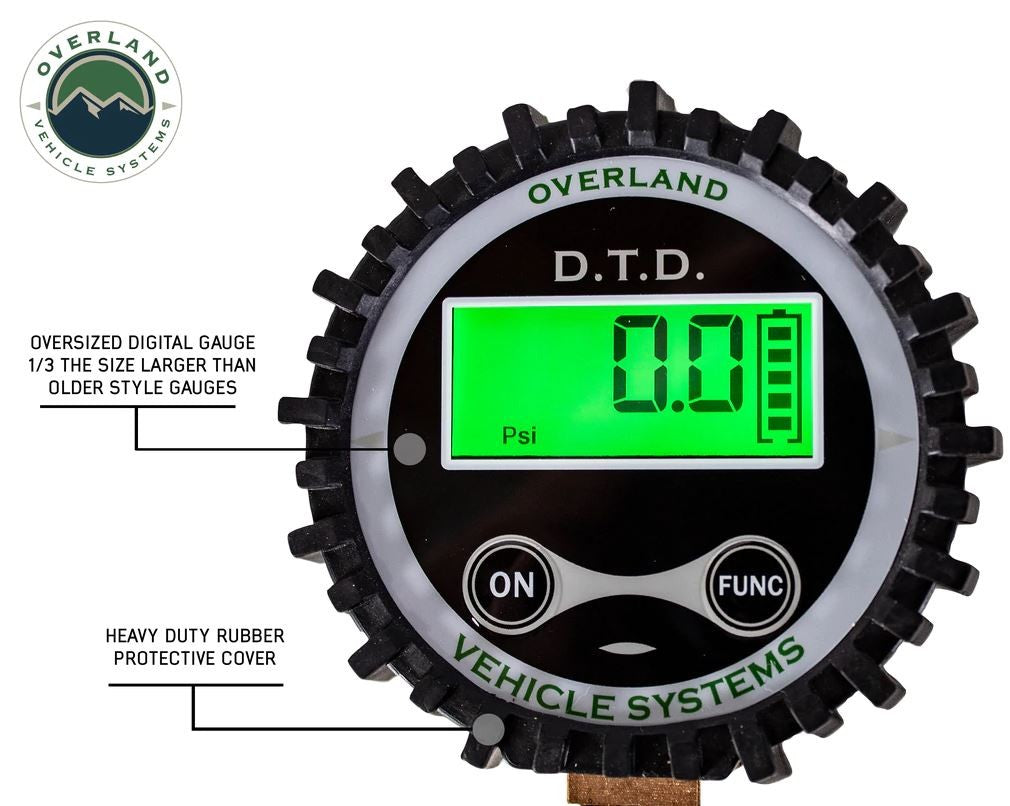 Overland Vehicle Systems - Digital Tire Deflator with Storage Bag