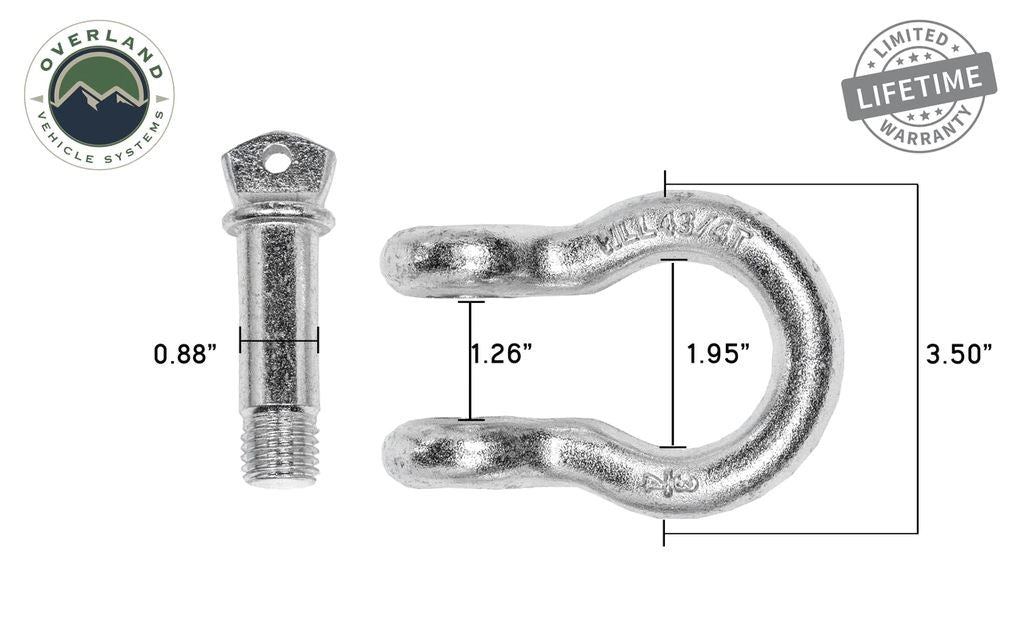 Overland Vehicle Systems - Recovery Shackle