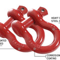Overland Vehicle Systems - Recovery Shackles