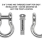 Overland Vehicle Systems - Recovery Shackles