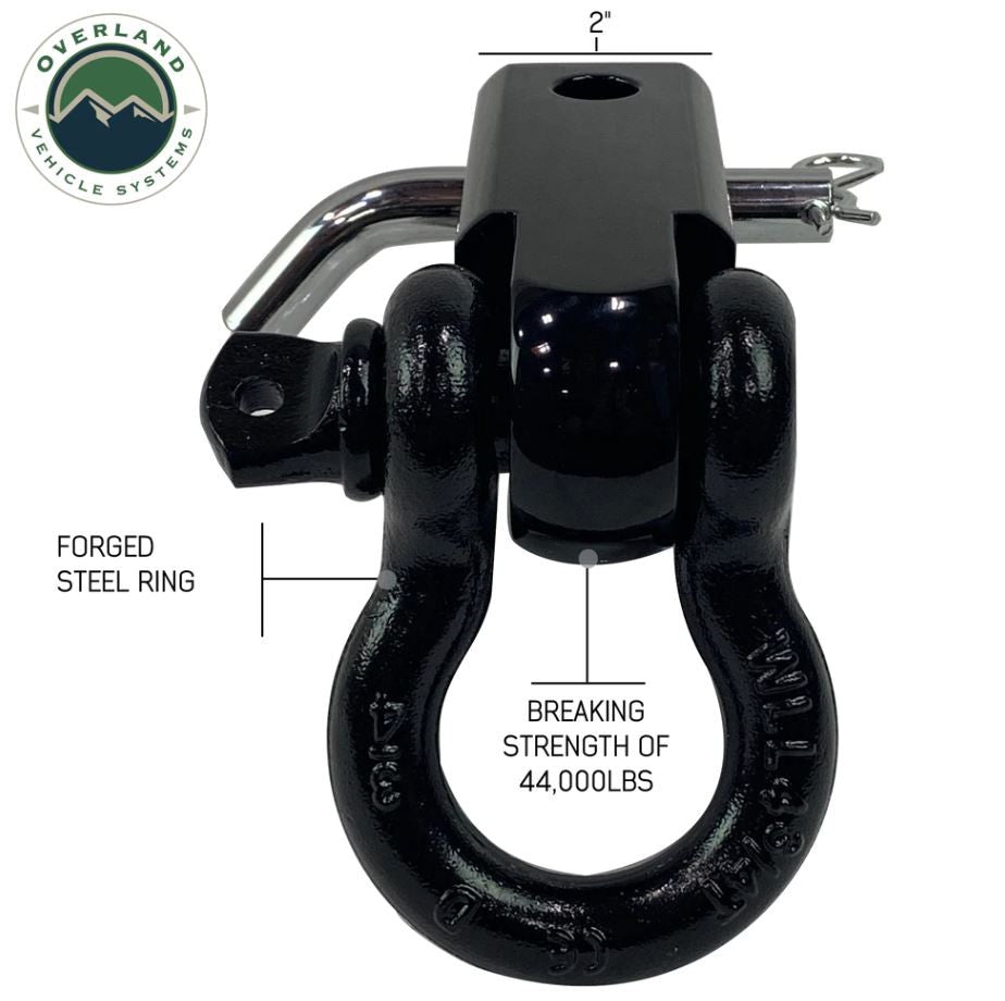 Overland Vehicle Systems - Receiver Mount Recovery Shackle