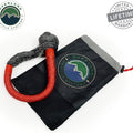 Overland Vehicle Systems   Soft Recovery Shackle with Storage bag