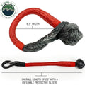 Overland Vehicle Systems - Soft Recovery Shackle with Storage bag