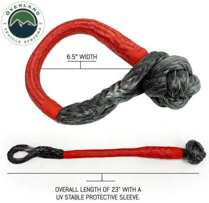 Overland Vehicle Systems - Soft Recovery Shackle with Storage bag