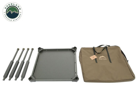 Overland Vehicle Systems - Small Collapsible Camping Table with Storage Bag