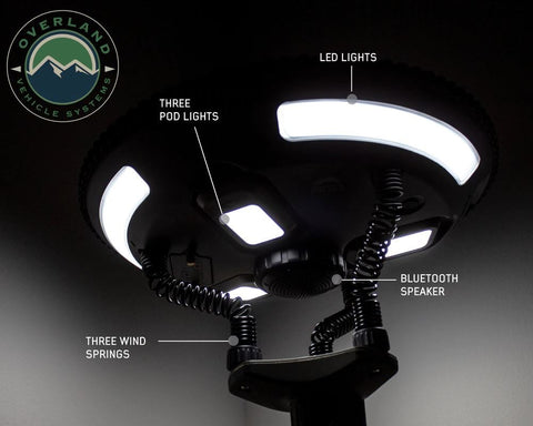 UFO Solar Lamp, Speaker, Portable Light Pods & More