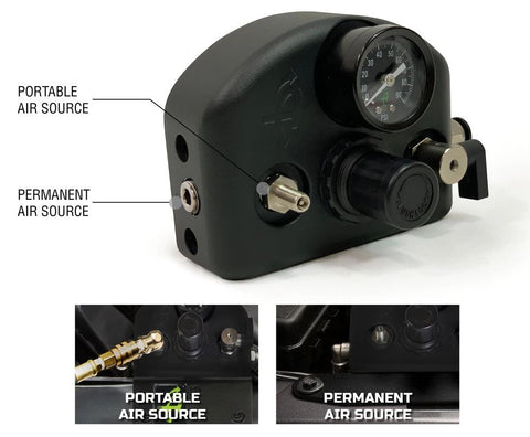 Overland Vehicle Systems - Tire Inflation System with Accessory Attachments