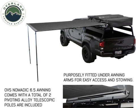 Overland Vehicle Systems - Nomadic 2.5 - 8' Universal Awning with Cover