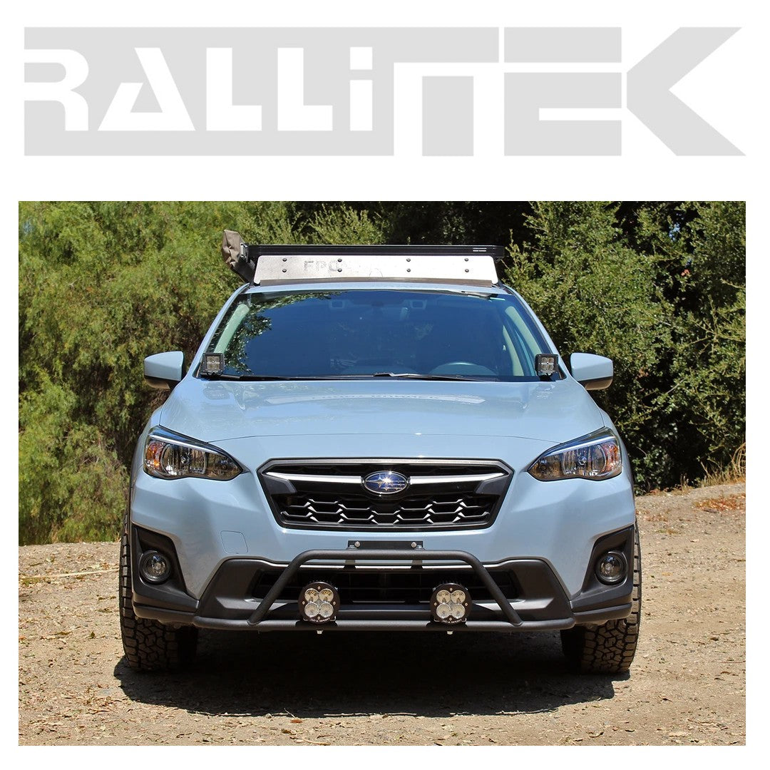 Subaru crosstrek roof rack deals light bar