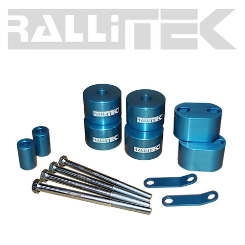 RalliTEK Lift Kit: 2" Front Spacers w/Alignment Correction + 2.5‚Äö√Ñ√∂‚àö√ë‚àöœÄ Rear Spacers - Forester 14-18