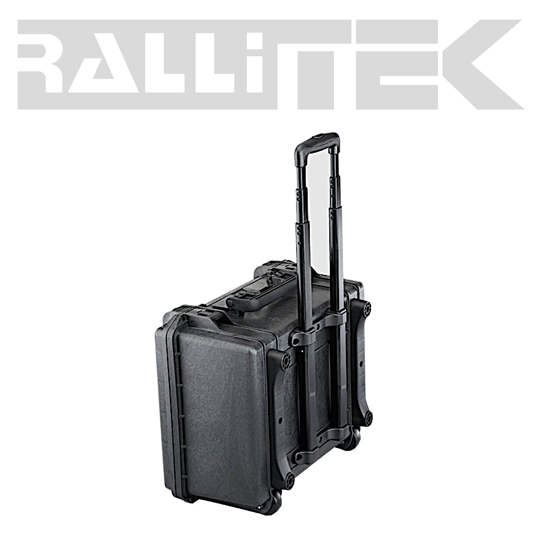 The Max Series of Watertight Cases by Panaro - MAX465H220VTR trolley, wheels, and empty case