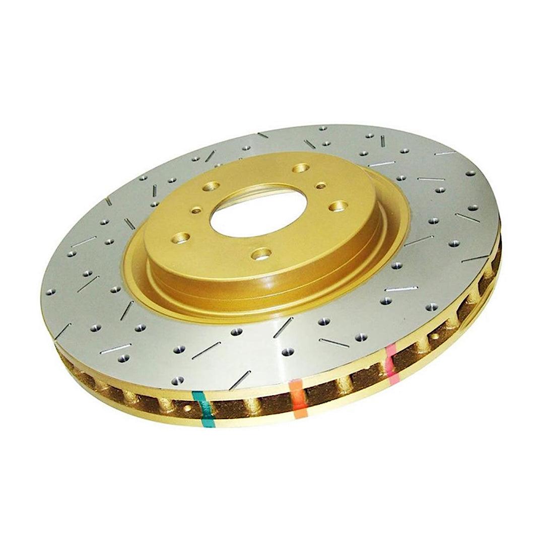 DBA 4000 Series Single Front Drilled/Slotted Rotor - WRX 2002-2014 / BRZ & FR-S 2013-2014 / Baja 2003-2006 / More