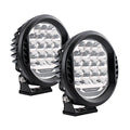 Hella 500 500 6" 2x22.5W Round Driving Beam LED Lights