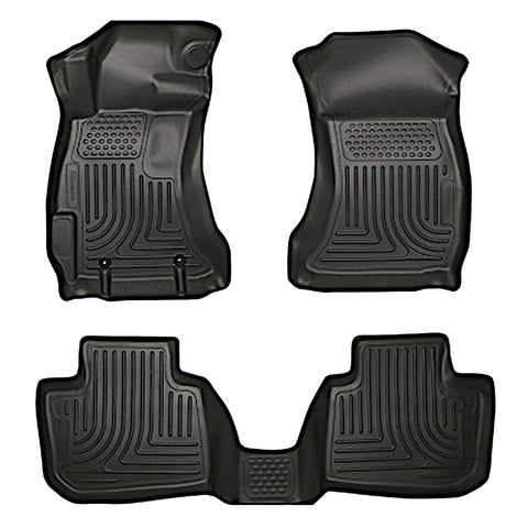 Husky Liners WeatherBeater Floor Mat Combo - WRX & STI 2015-2016 / 2013-2016 XV Crosstrek / Impreza 2012-2016