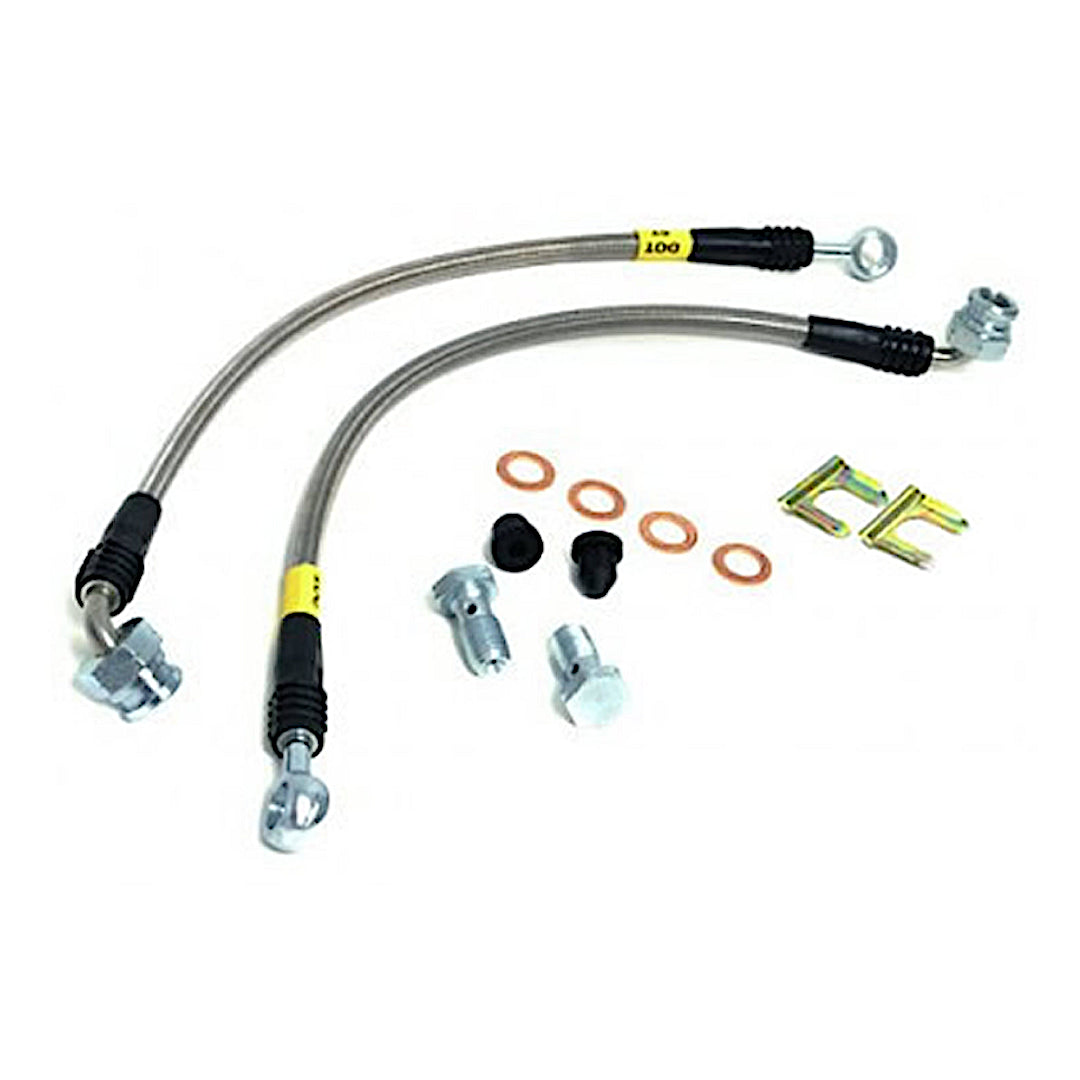 StopTech Rear Stainless Steel Brake Lines - WRX 2008-2014