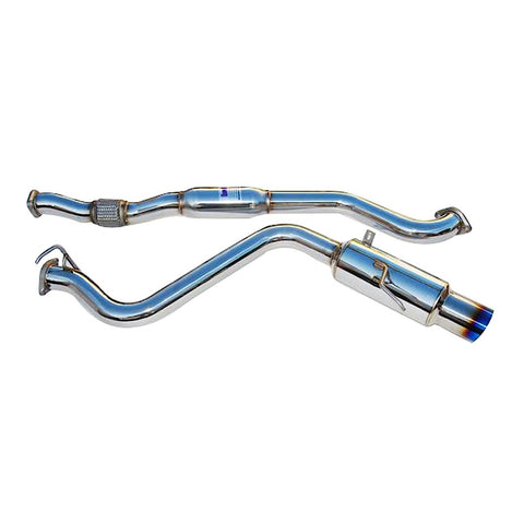 Invidia N1 Catback Exhaust Single Titanium Tip - WRX Sedan 2008-2014 / STI Sedan 2011-2014 / Impreza 2.5GT Sedan 2009-2010