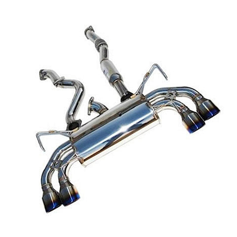 Invidia Q300 Catback Exhaust Titanium Tips - STI Hatchback 2008-2014 / WRX Hatchback 2011-2014