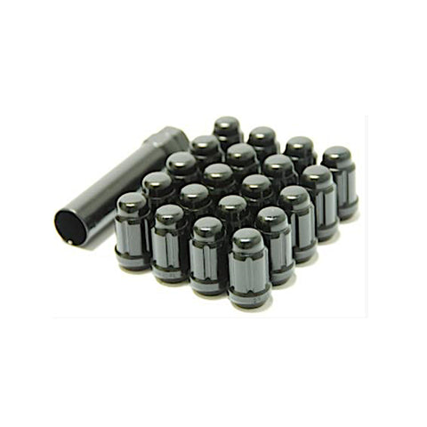 Muteki Closed End Lug Nuts - Deep Black - 41885B