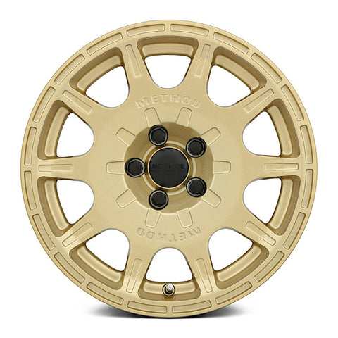 Method   MR502 RALLY Gold (17in x 8in, +38 Offset, 5x114.3 Bolt Pattern, 67.1mm Hub) 