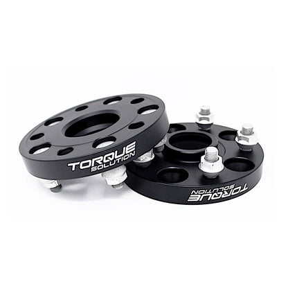 Torque Solution - Forged Aluminum Wheel Spacer 56mm Hub 5x114.3 - 25mm - 04-21 STI/15-21 WRX-OutBk/15-17 Legacy