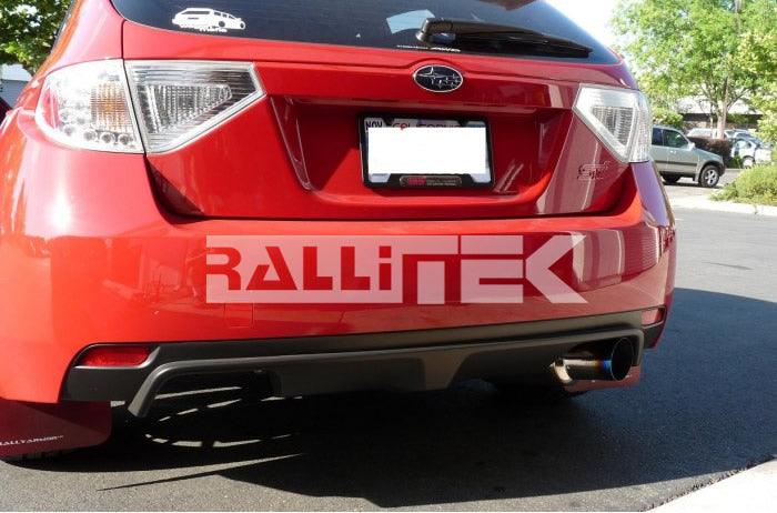 Invidia N1 Catback Exhaust Titanium Tip - WRX Hatchback 2008-2014 - Impreza  2.5GT 2009-2010