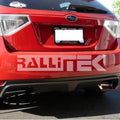 Invidia N1 Catback Exhaust Titanium Tip - WRX Hatchback 2008-2014 / Impreza 2.5GT 2009-2010