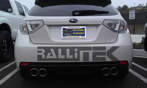 Invidia Q300 Catback Exhaust - STI Hatchback 2008-2014 / WRX Hatchback 2011-2014