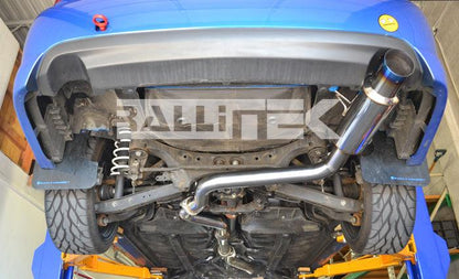 Invidia N1 Catback Exhaust Single Titanium Tip - WRX Sedan 2008-2014 / STI Sedan 2011-2014 / Impreza 2.5GT Sedan 2009-2010