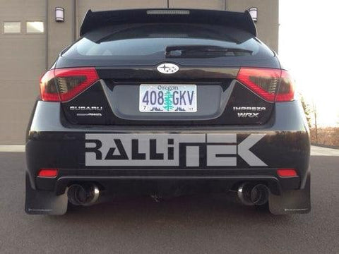 Invidia N1 Catback Exhaust Titanium Tips - STI Hatchback 2008-2014 / WRX Hatchback 2011-2014