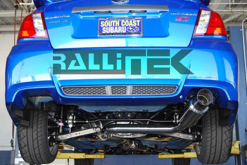 Invidia Titanium Tip Racing Catback Exhaust Single - WRX Sedan 2008-2014 / STI Sedan 2011-2014 / Forester XT 2009-2013 / More