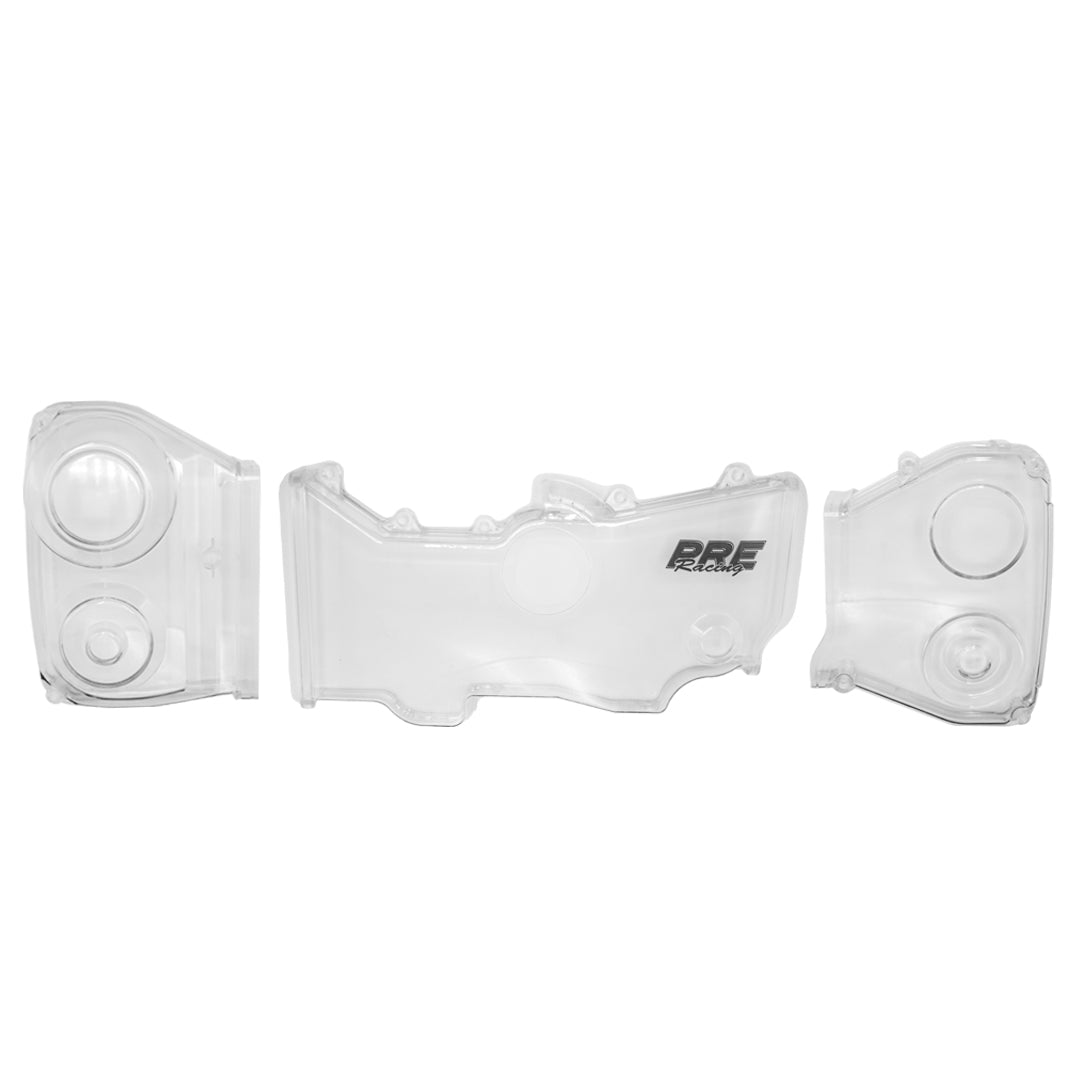 PRE Racing Clear Timing Belt Covers - Fits 2002-2014 Subaru WRX - 2004 ...